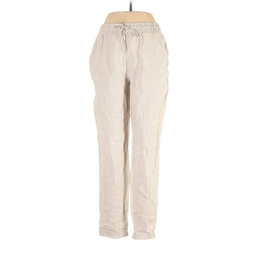 H & M Linen Blend Womens Pants NWT Sz Lg